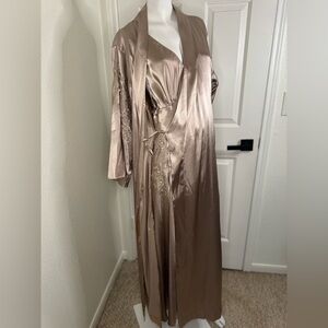 Marks & Spencer Gold Plunge Bishop Sleeve Gown